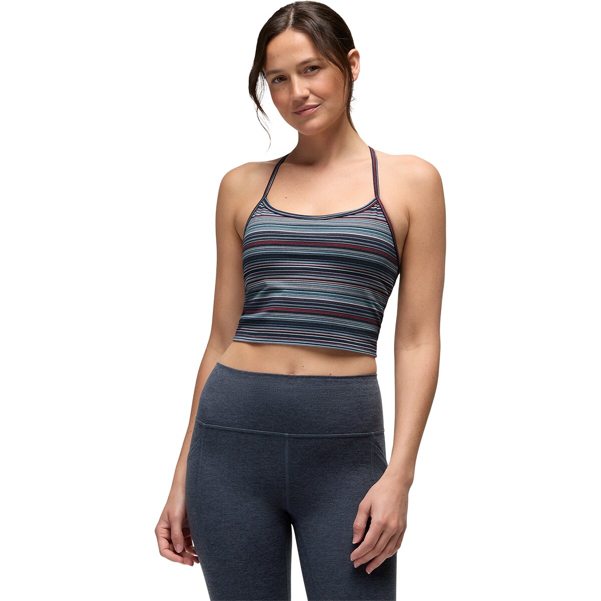 prAna Heavana Every Minute Bralette - Women's Nautical Microstripe, XS