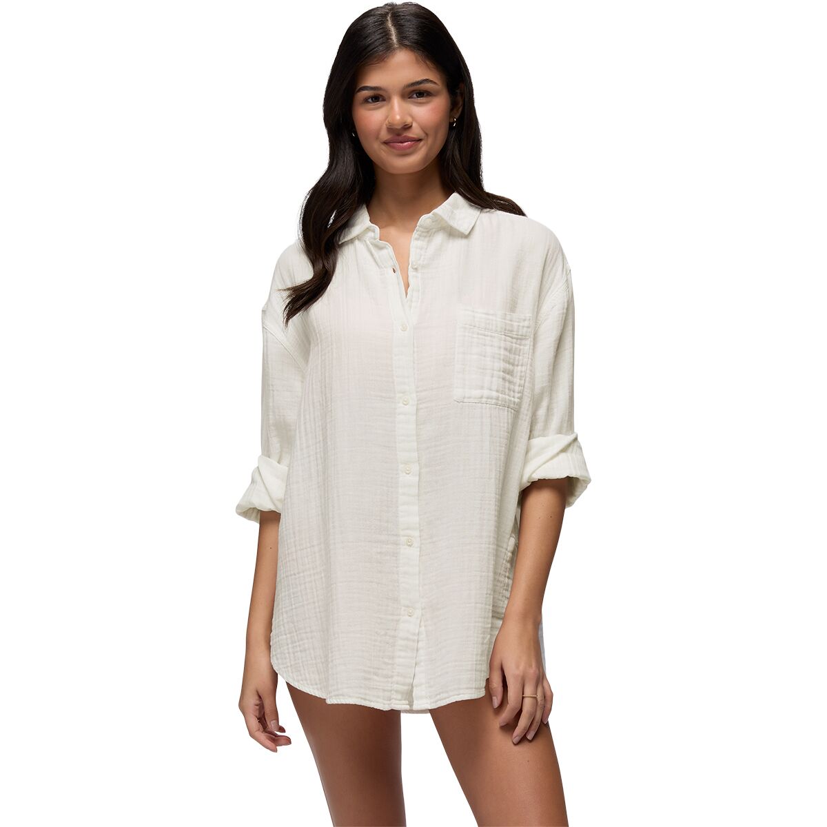 Image of prAna Hideaways Button Down Top - Women's Alba, L