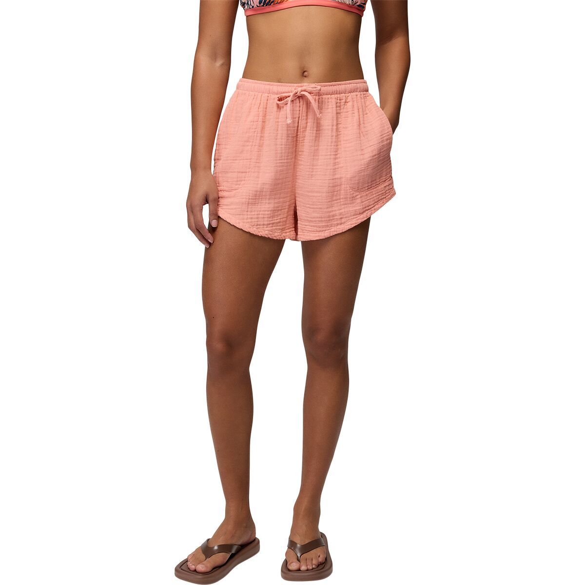 Image of prAna Hideaways E-Waist Short - Women's Soft Guava, L