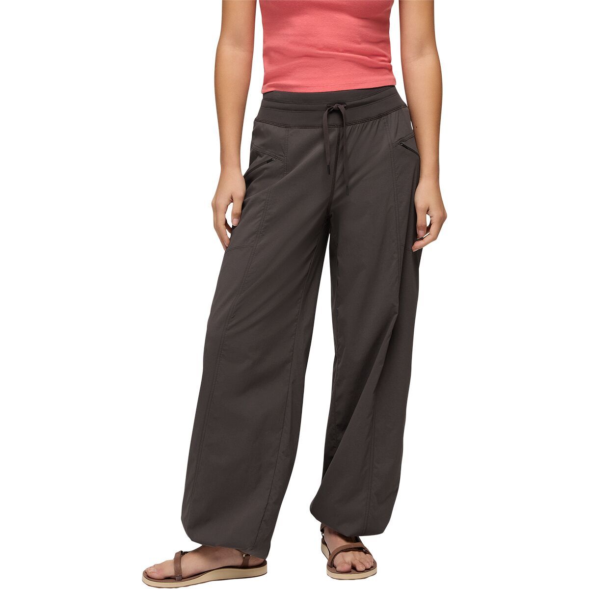 Image of prAna Koen Wide Leg Pant - Women's Basalt, L/Reg