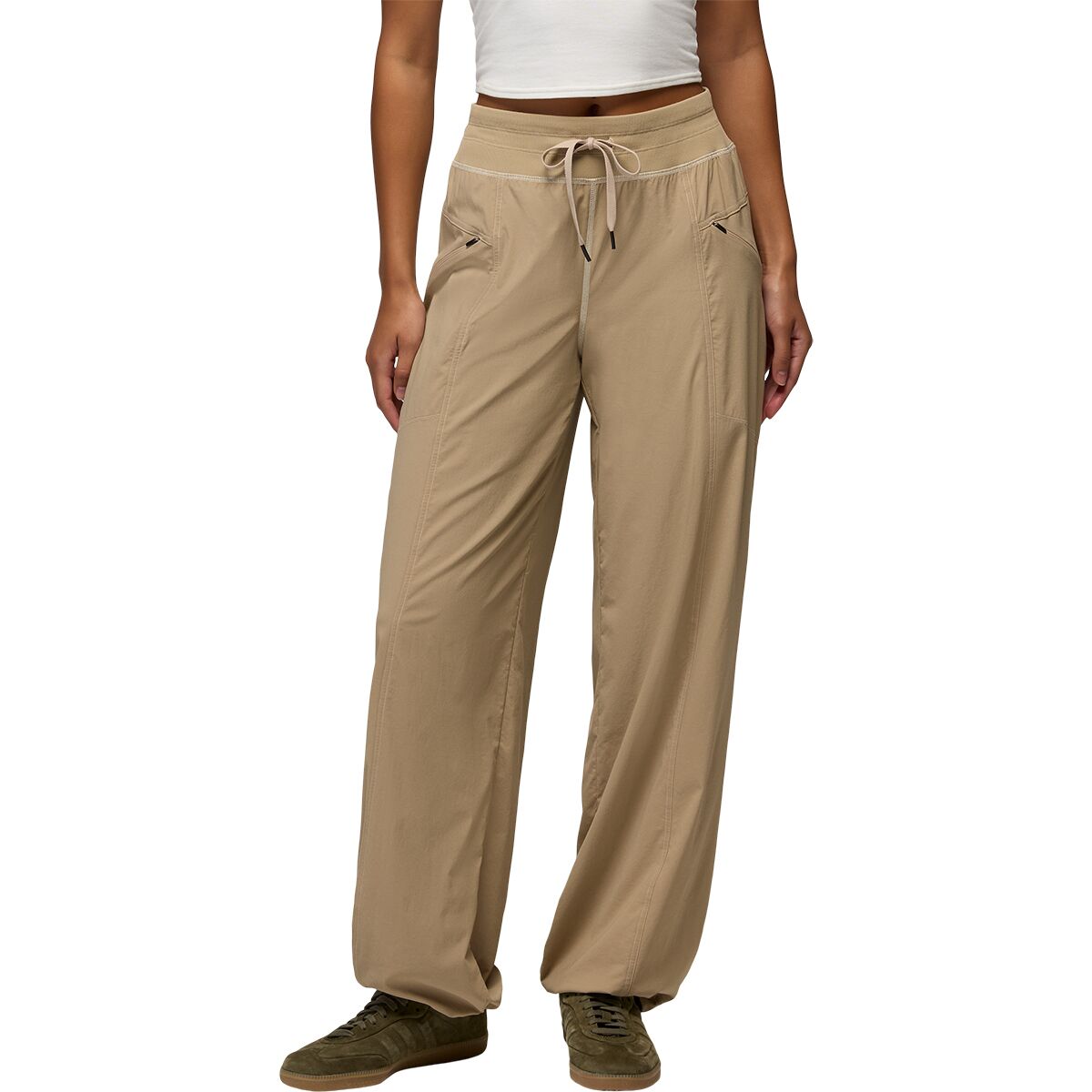 Image of prAna Koen Wide Leg Pant - Women's Sandbar, XL/Reg