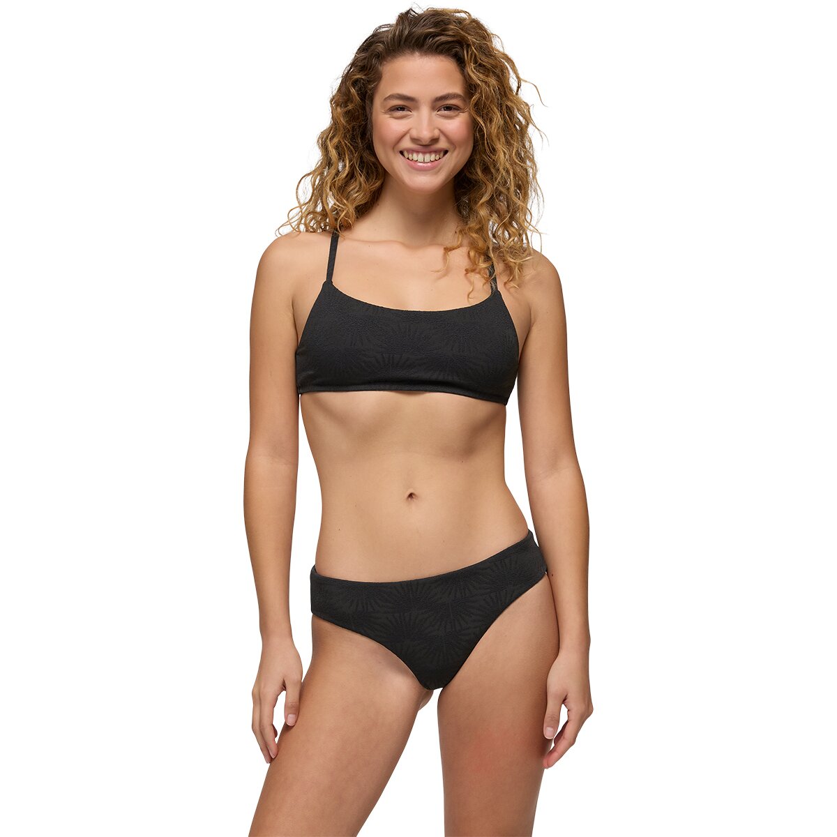 prAna prAna Mallorca Sunburst Bikini Bottom - Women's Black, XS