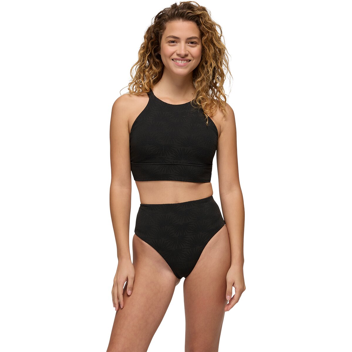 Image of prAna Marine Street Sunburst Bikni Top - Women's Black, XS