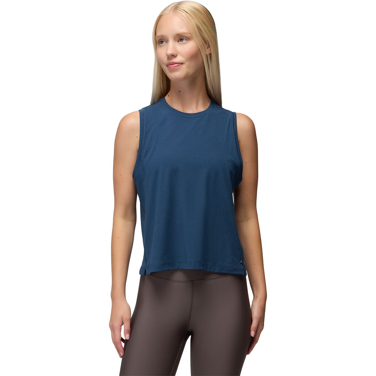 Image of prAna Pure Ascent Muscle Tank Top - Women's Bluff Blue, S