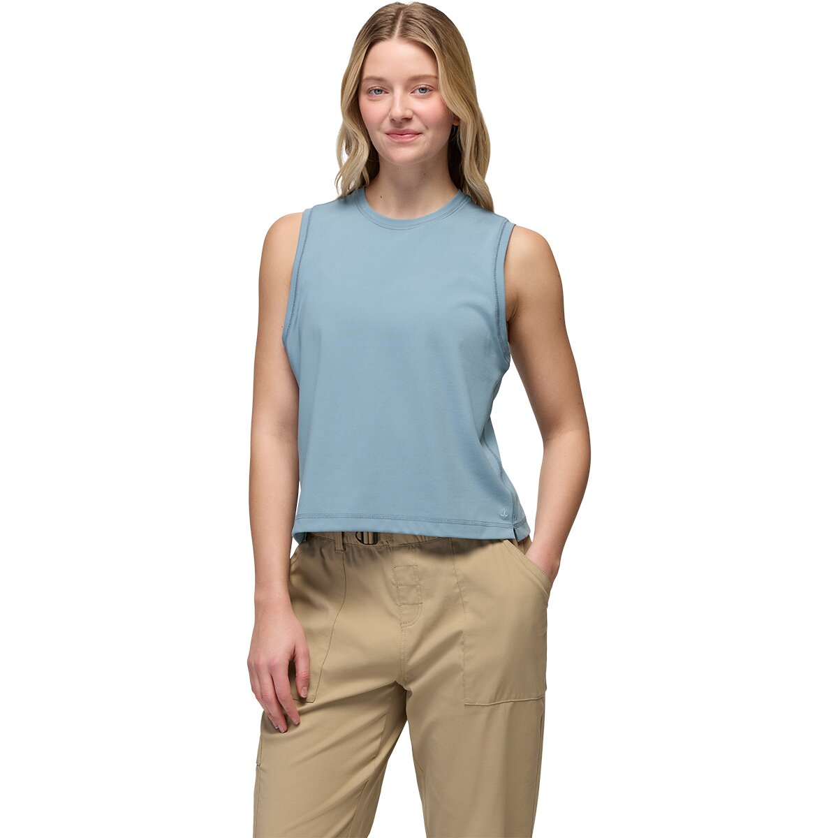 Image of prAna Pure Ascent Muscle Tank Top - Women's Glacier Skies, XS