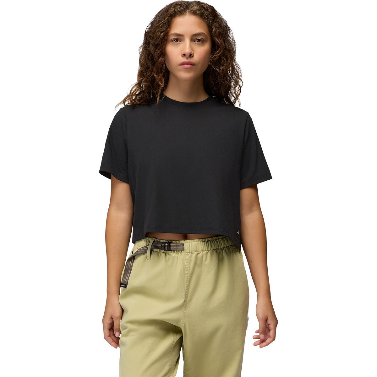 Image of prAna Pure Ascent Short-Sleeve Top - Women's Black, L