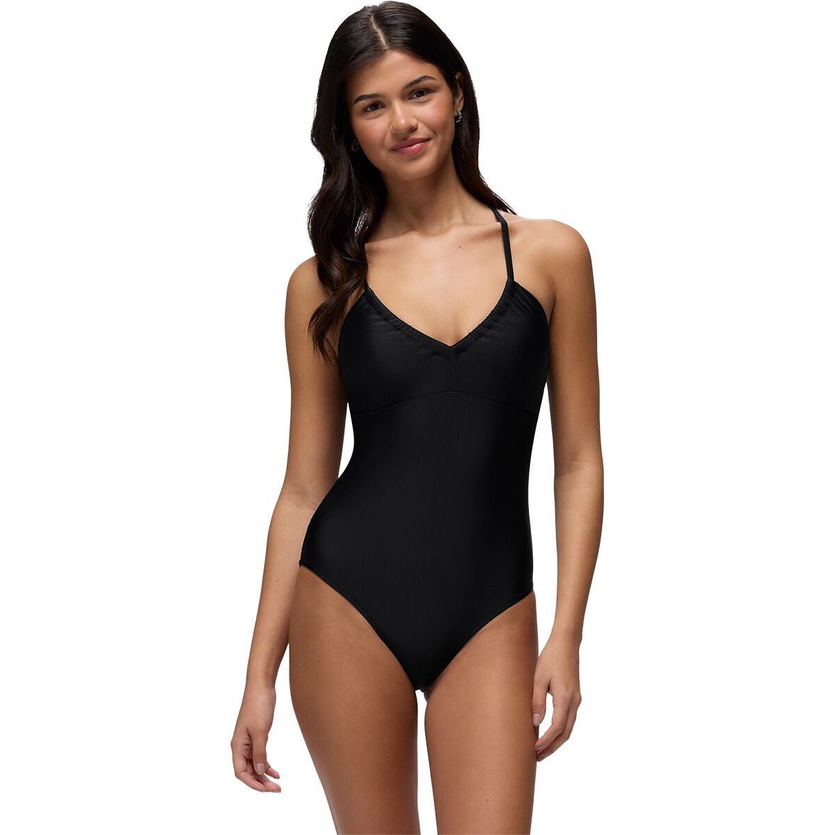 Image of prAna Reef Break One-Piece Swimsuit - Women's Black, XS