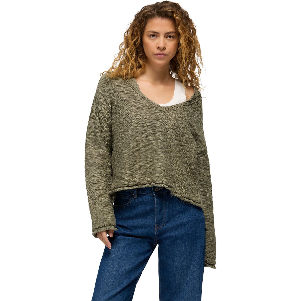 Image of prAna Sunshine Sunset Sweater - Women's Sage, XS