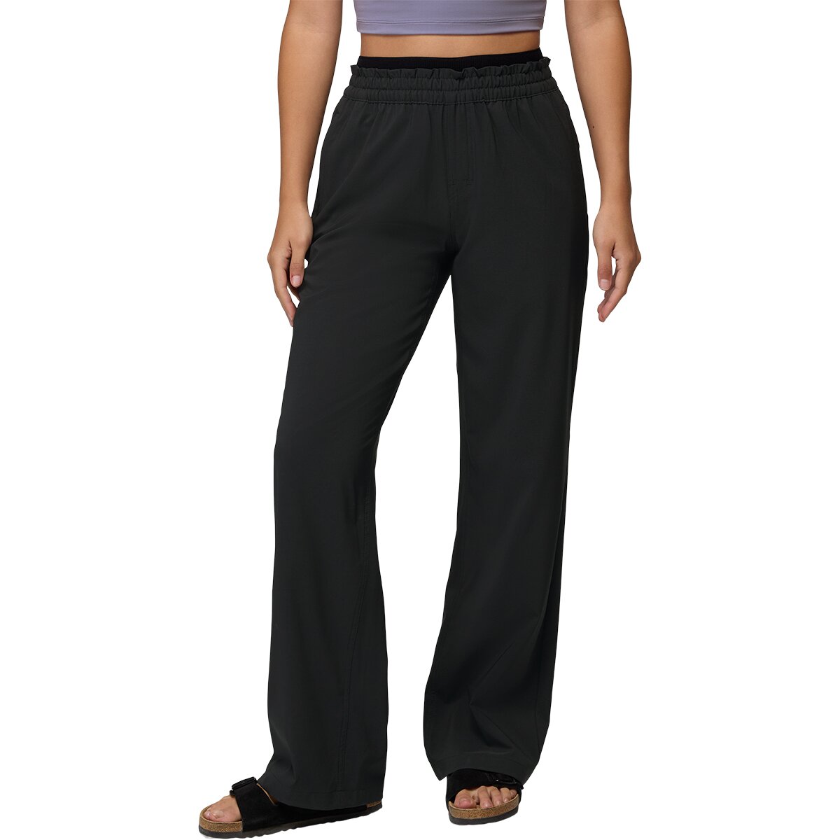 Image of prAna Wonderland Rocks Wide Leg Pant - Women's Black, L