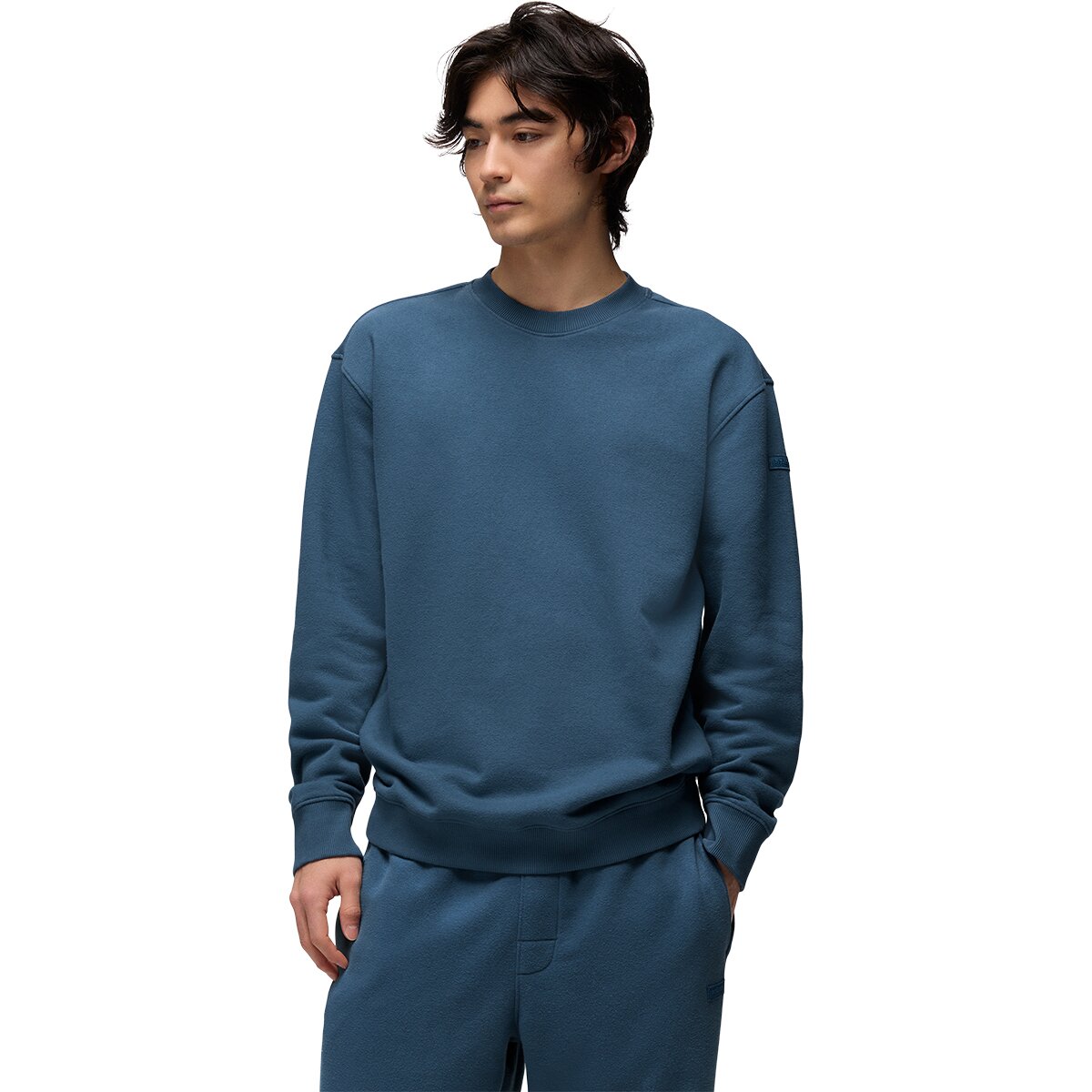 prAna prAna DreamFleece Crew Sweatshirt - Men's Bluff Blue, L