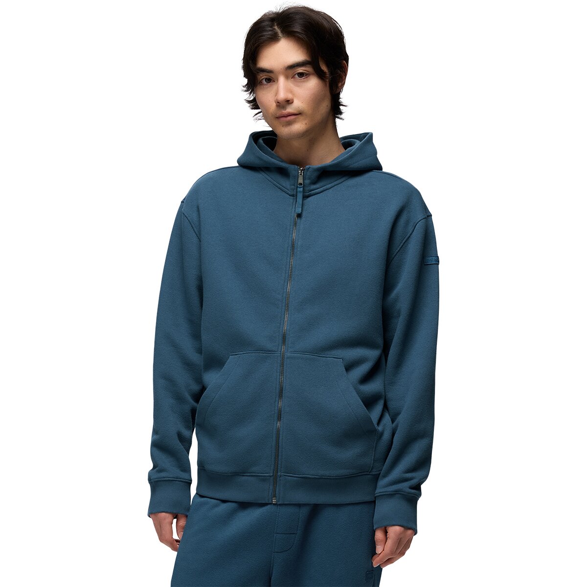 prAna prAna DreamFleece Full-Zip Hoodie - Men's Bluff Blue, L