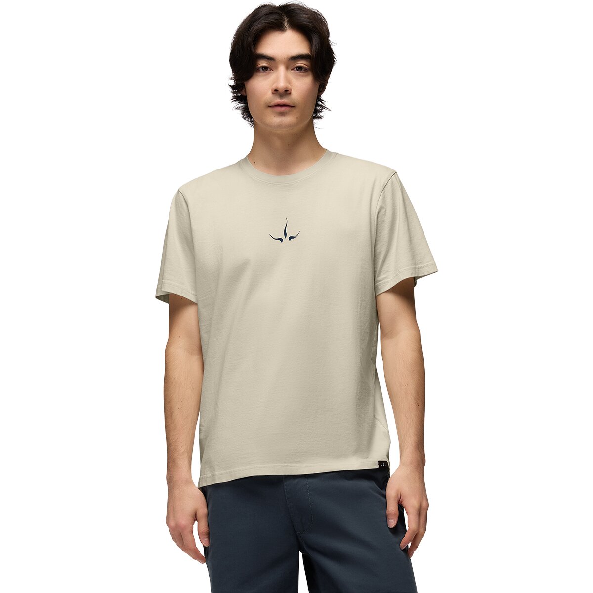 Image of prAna Heritage Logo T-Shirt - Men's Beach Pebble, XXS