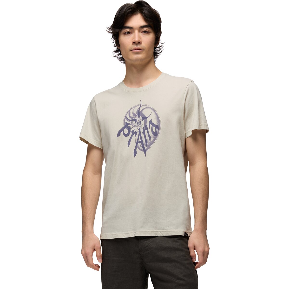 Image of prAna Heritage Nautilus T-Shirt - Men's Beach Pebble, XS