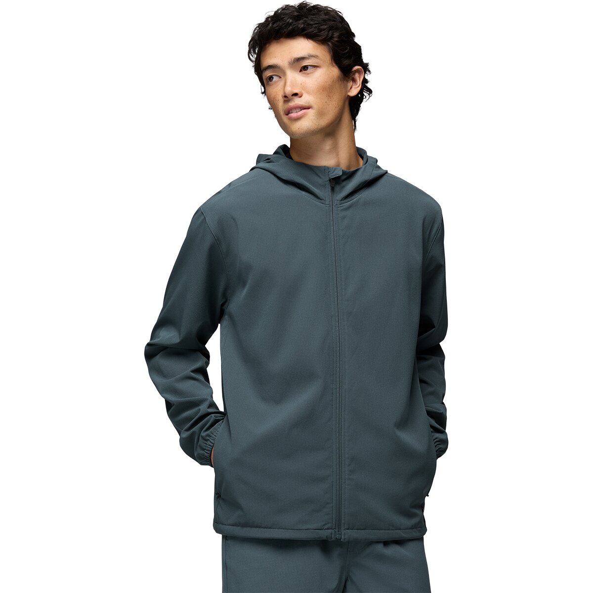 Image of prAna Hybridizer Breathe Jacket - Men's Grey Blue, XL