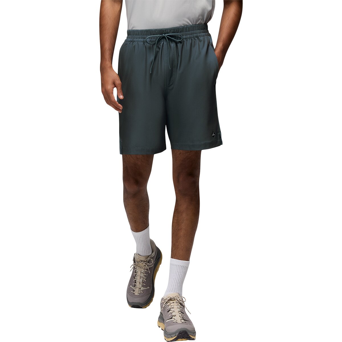 Image of prAna Intrinsic Breathe Lined 7in Short - Men's Grey Blue, XL