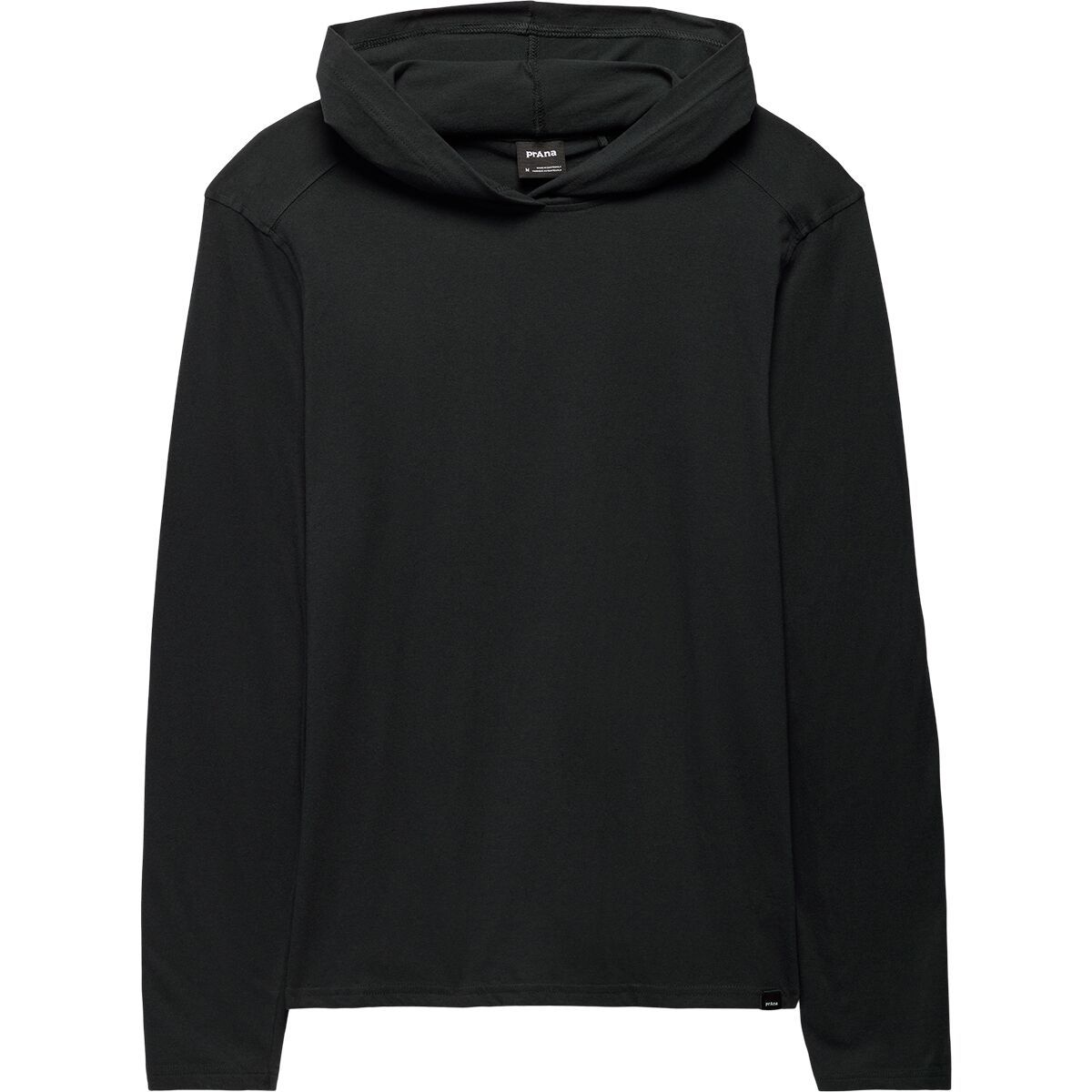 Image of prAna Long-Sleeve Hooded T-Shirt - Men's Black, L