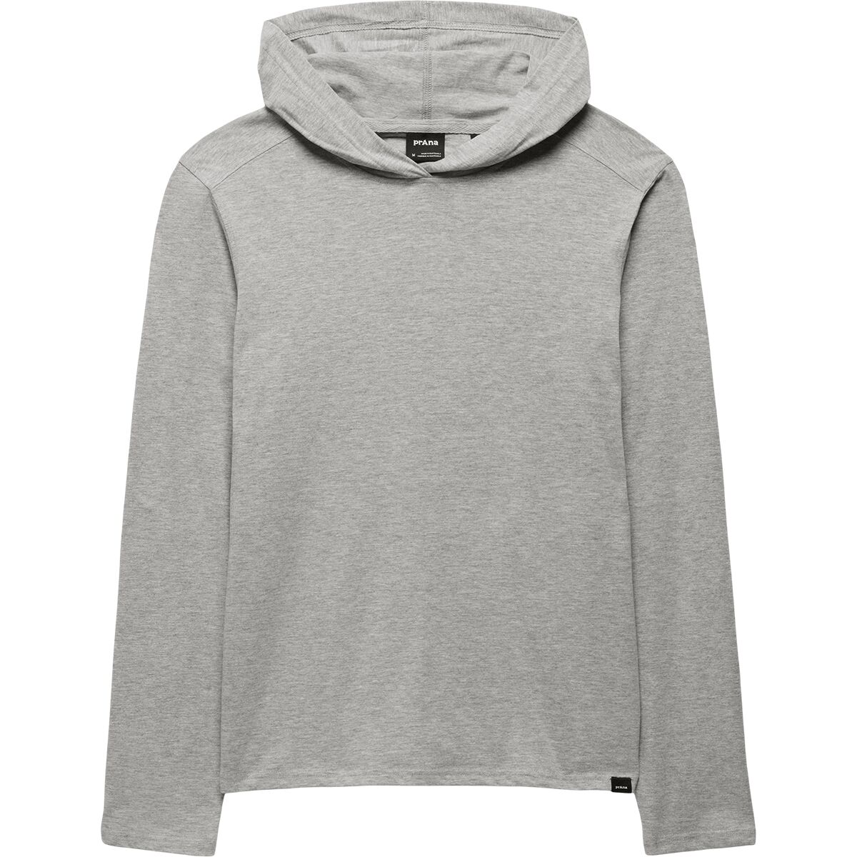 Image of prAna Long-Sleeve Hooded T-Shirt - Men's Heather Grey, L