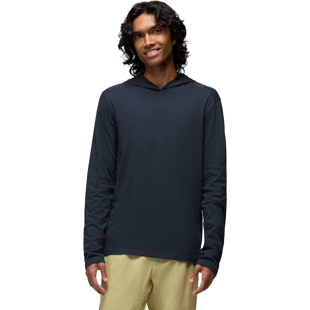 Image of prAna Long-Sleeve Hooded T-Shirt - Men's Nautical, L