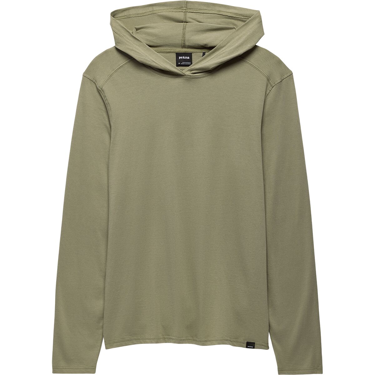 Image of prAna Long-Sleeve Hooded T-Shirt - Men's Sage, XL