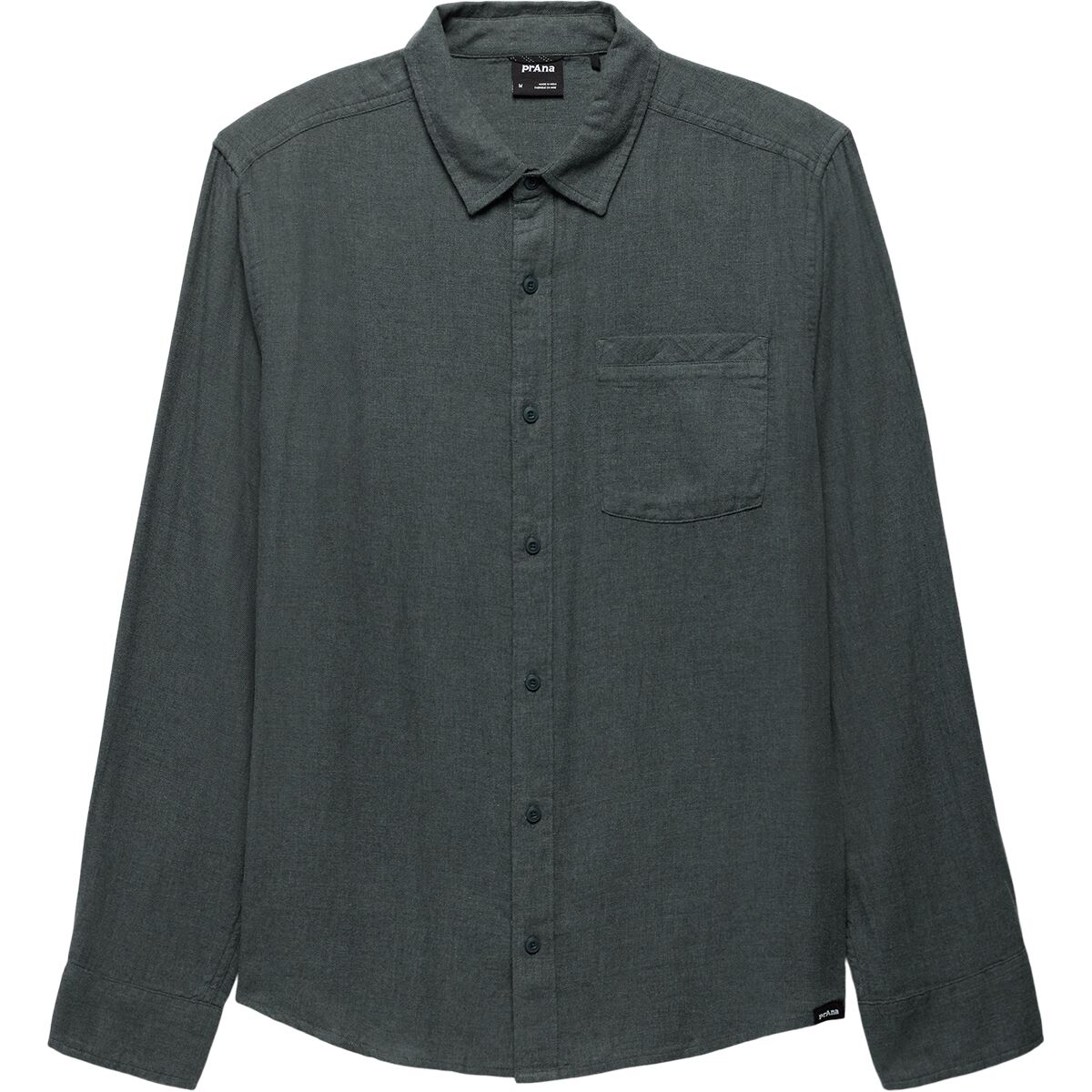 Image of prAna Mendocino Shirt - Men's Grey Blue, M