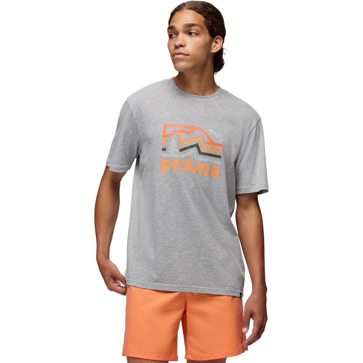 prAna prAna Peak Path T-Shirt - Men's Heather Grey, XL