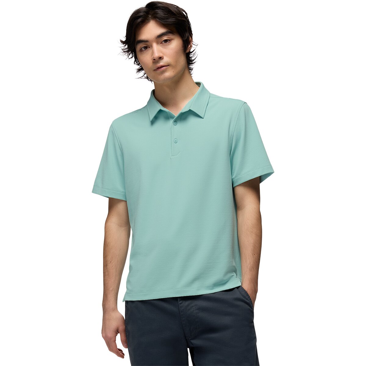 prAna prAna Rotator Short-Sleeve Polo Shirt - Men's Sterling, L