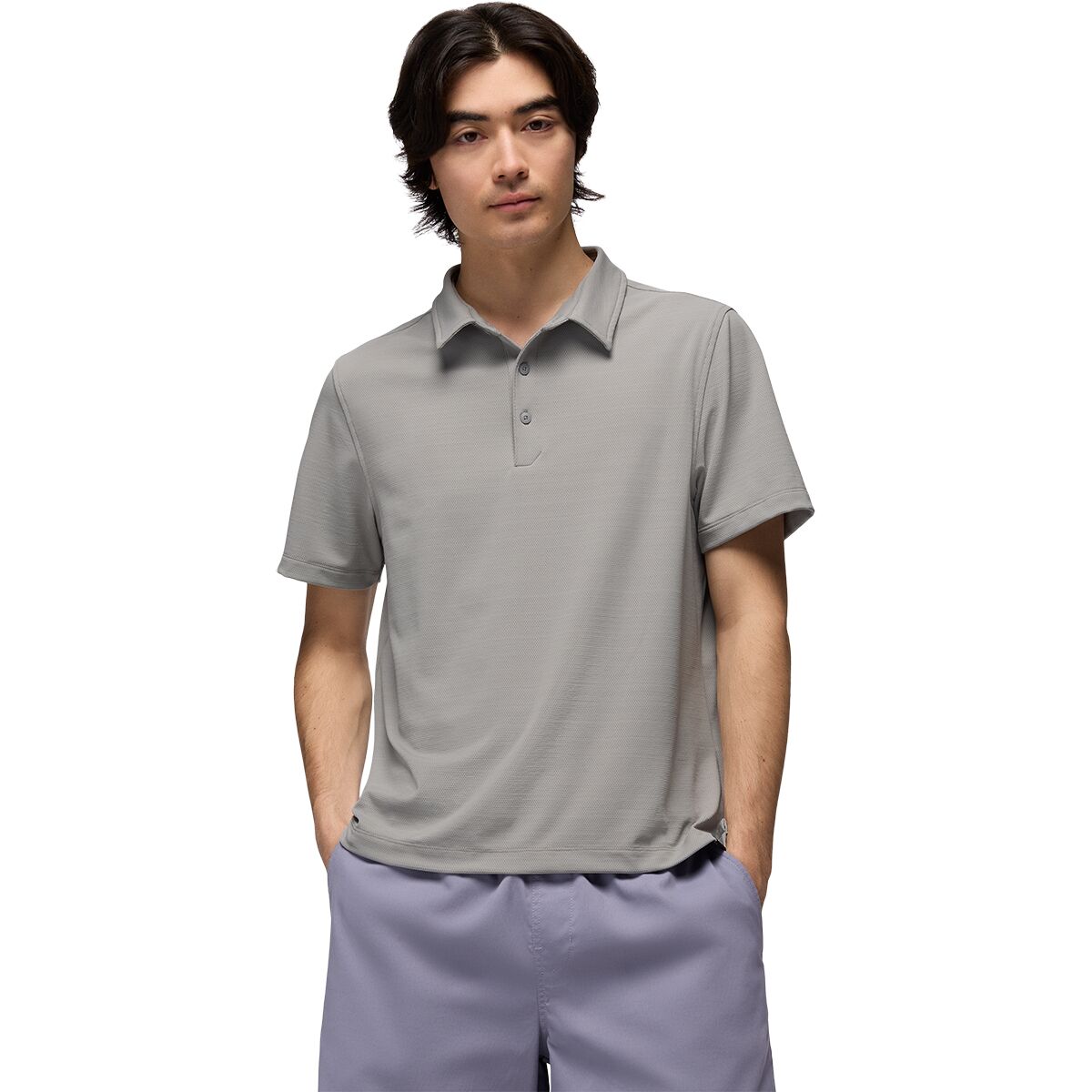 Image of prAna Rotator Short-Sleeve Polo Shirt - Men's Sterling, XXL