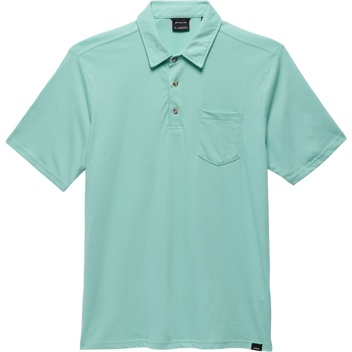 Image of prAna Short-Sleeve Polo Shirt - Men's Sea Glass, L