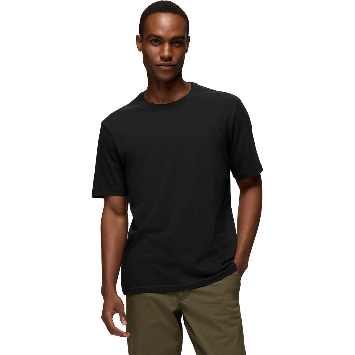 Image of prAna Short-Sleeve T-Shirt - Men's Black, S