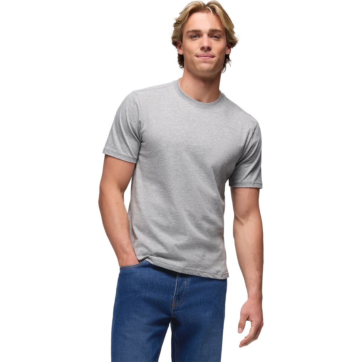 Image of prAna Short-Sleeve T-Shirt - Men's Heather Grey, M