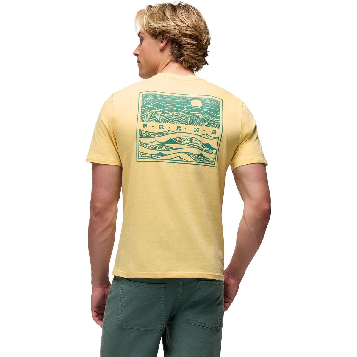 Image of prAna Valley Lookout Short-Sleeve T-Shirt - Men's Vanilla Bean, M