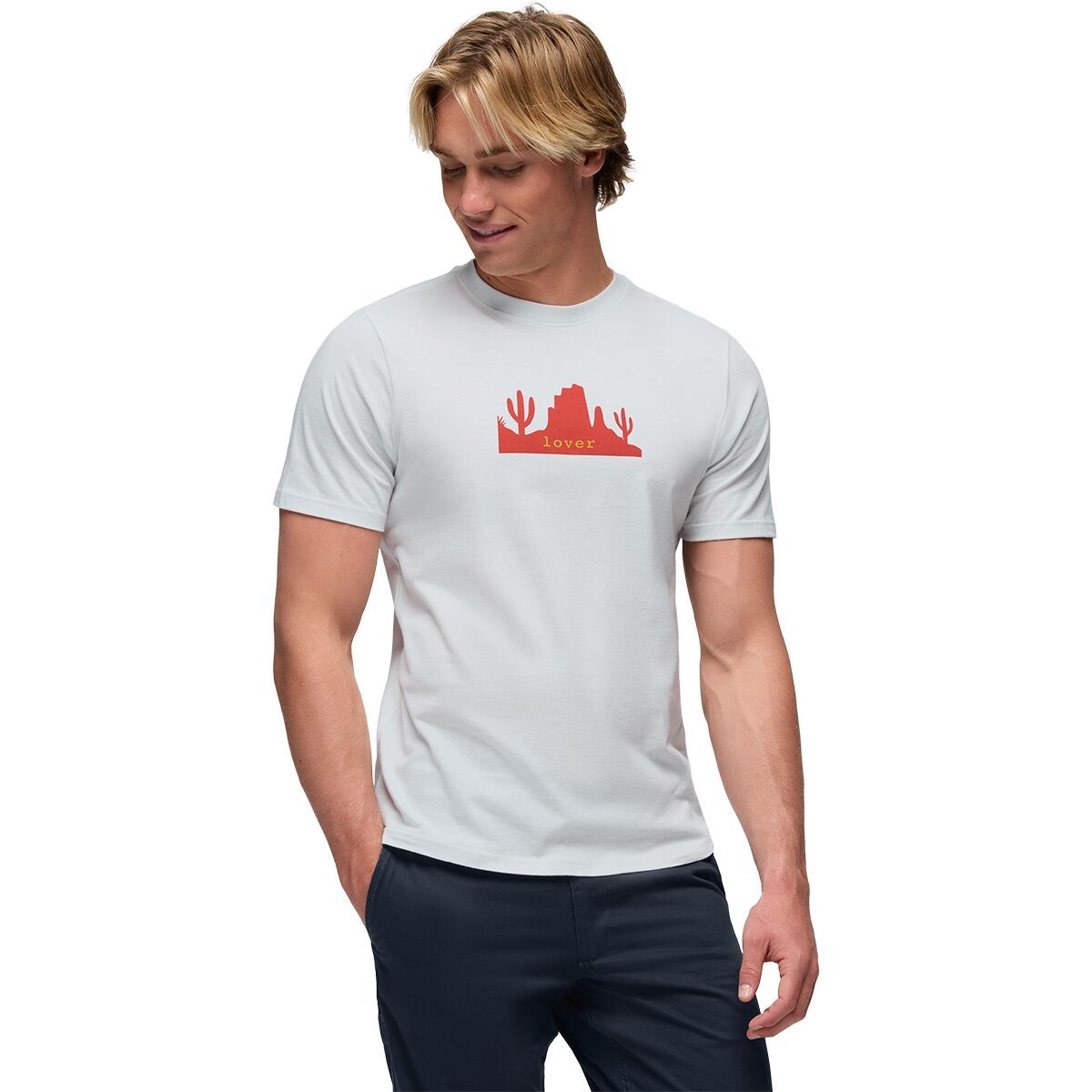 Image of prAna Desert Lover Journeyman Short-Sleeve T-Shirt - Men's Soft White, S