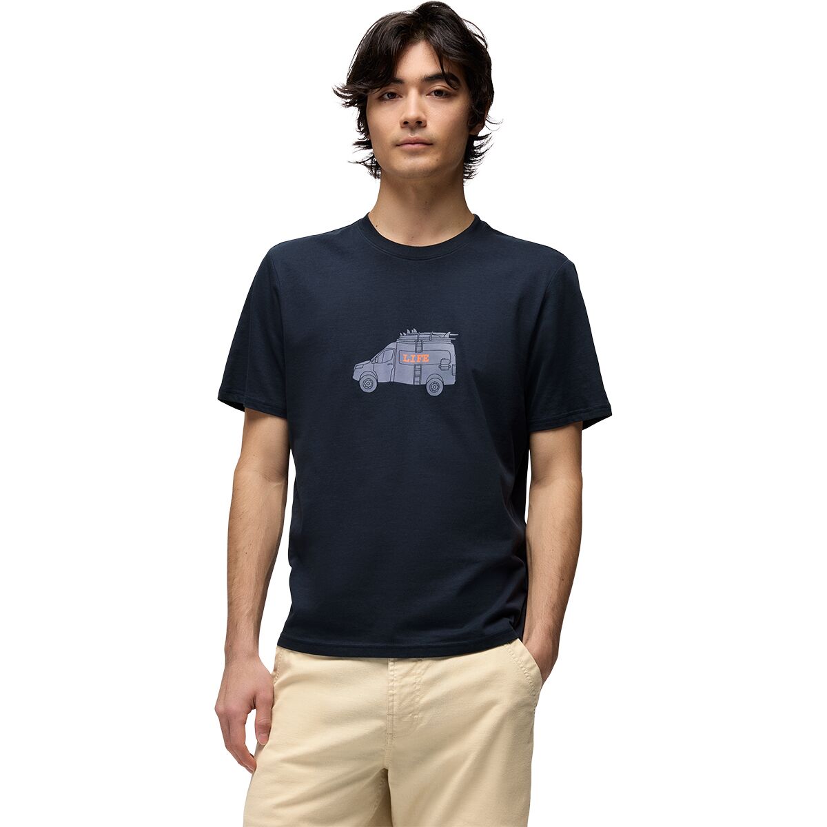Image of prAna Van Life Journeyman Short-Sleeve T-Shirt - Men's Nautical, XL