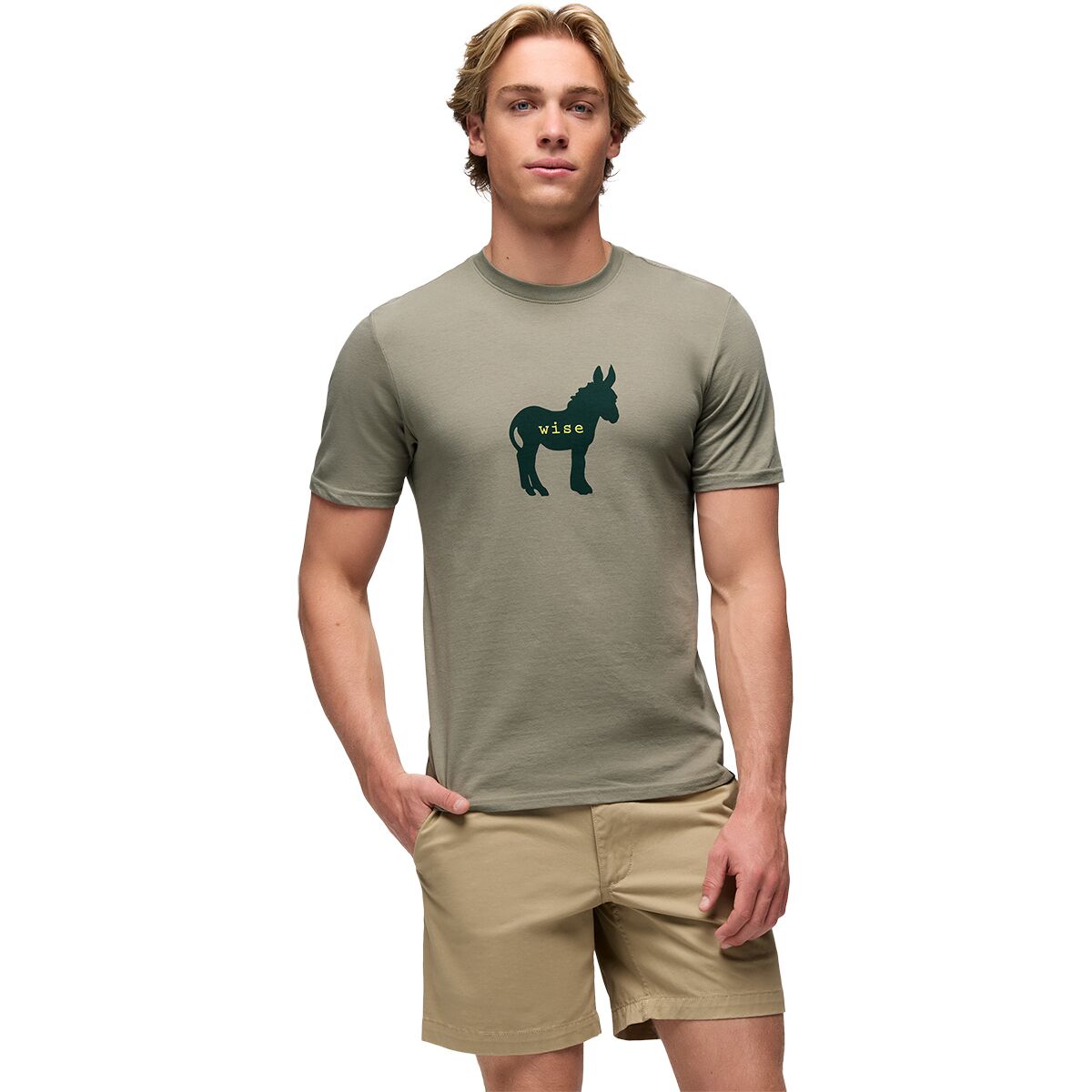 Image of prAna Wise Ass Journeyman Short-Sleeve T-Shirt - Men's Sage, S