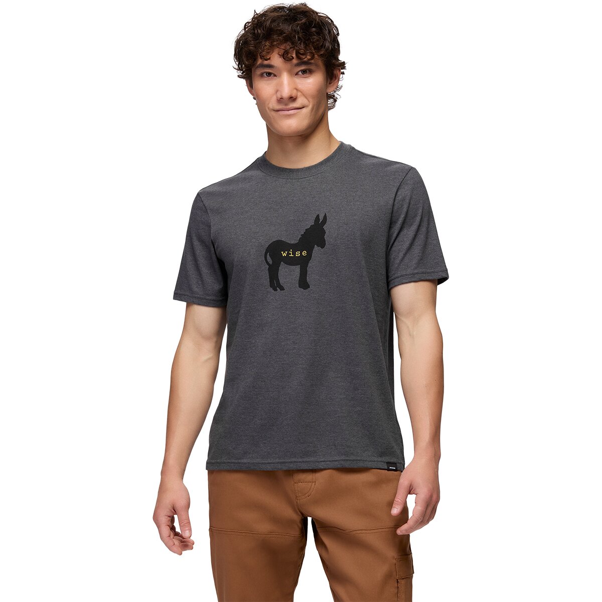 Image of prAna Wise Ass Journeyman Short-Sleeve T-Shirt - Men's Shadow Heather, S