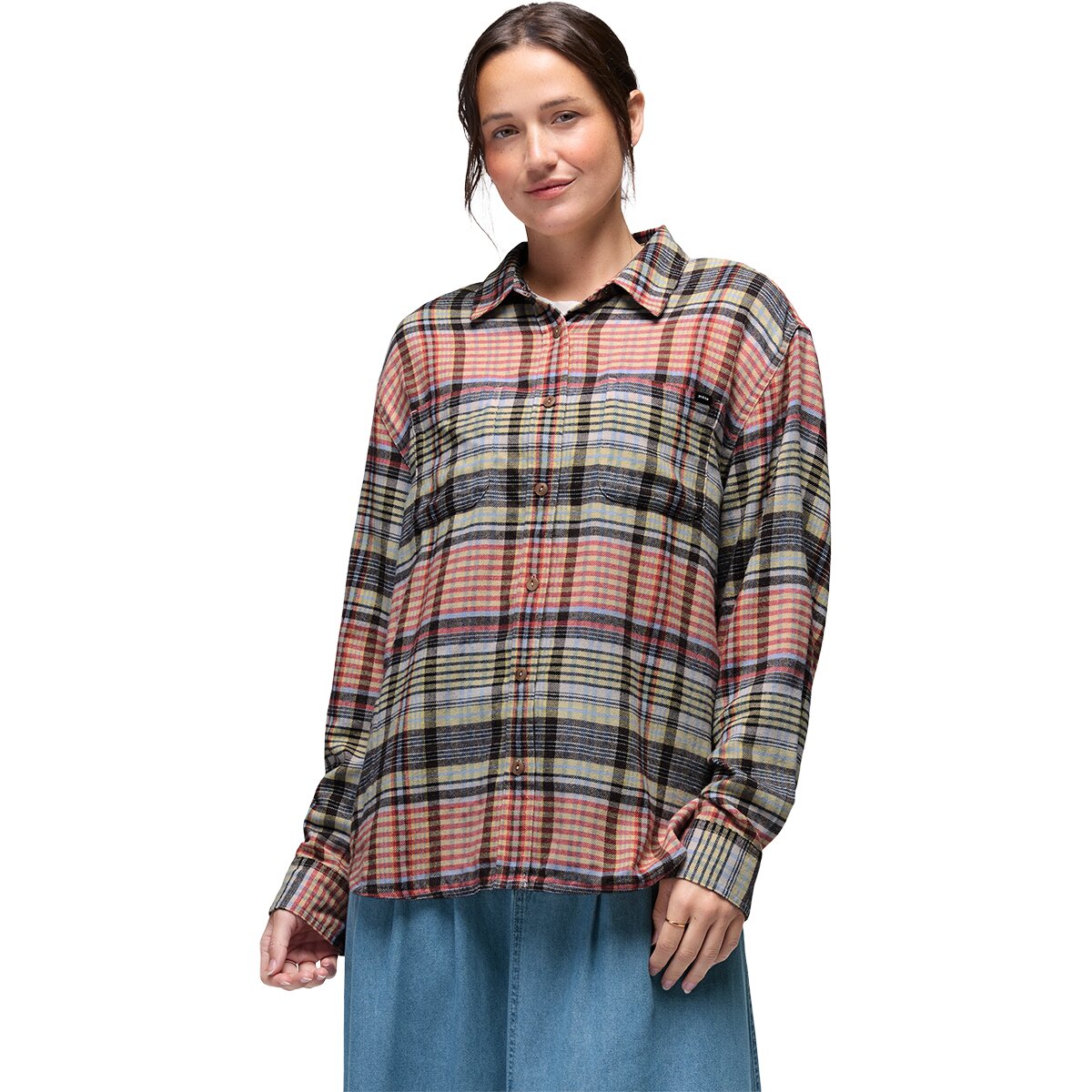 prAna Cabin Core Flannel - Women's Multi Plaid, L
