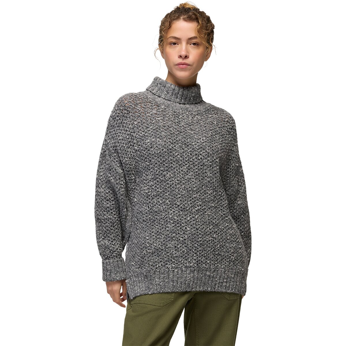 prAna prAna Leavenworth Turtleneck - Women's Heather Grey, XL