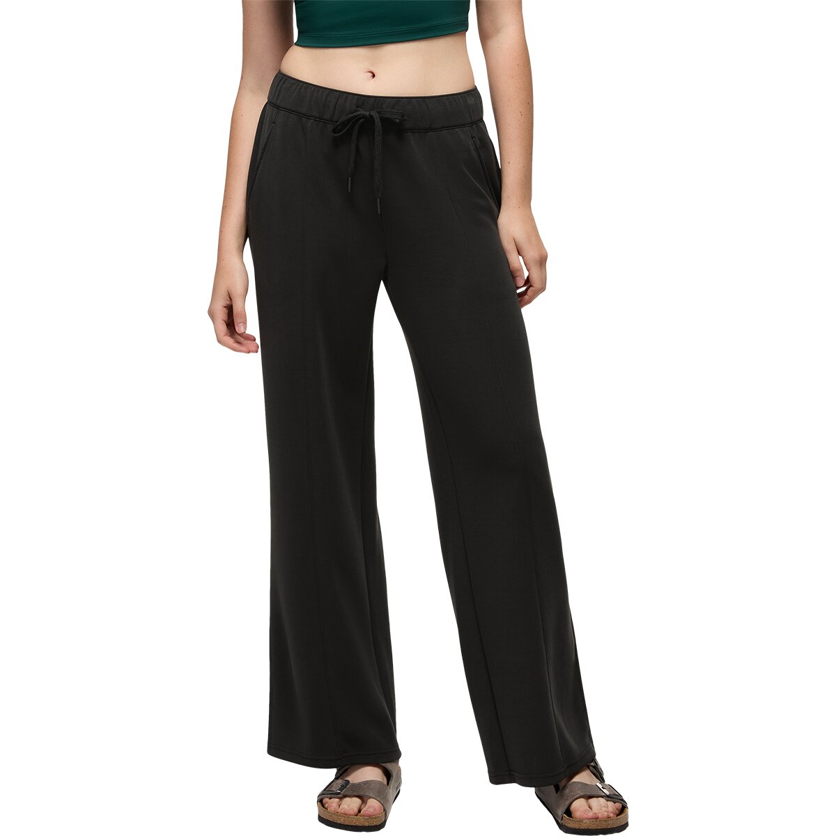 Image of prAna Shea Soft Wide Leg Pant - Women's Black, XS/Reg