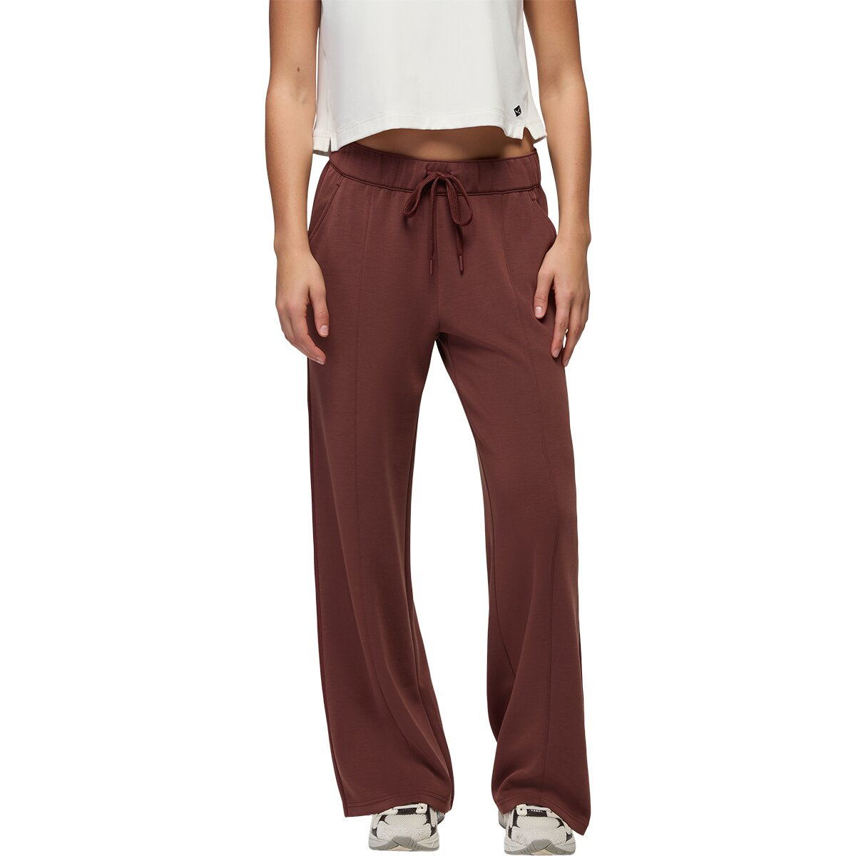 Image of prAna Shea Soft Wide Leg Pant - Women's Cacao, L/Reg