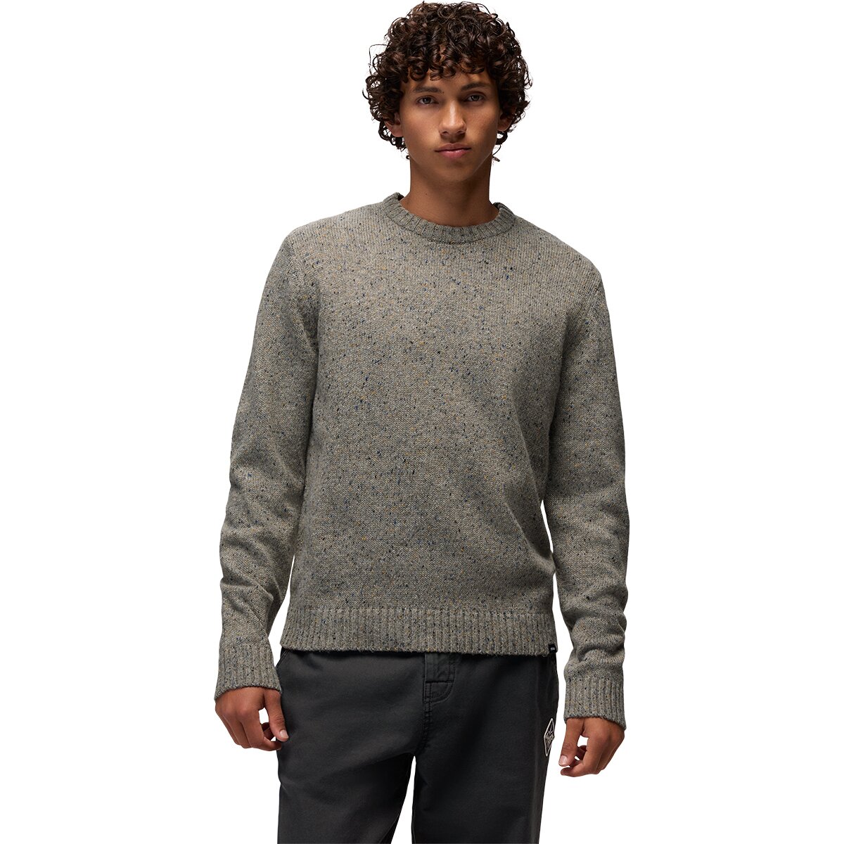 Image of prAna Coupeville Crew Sweater - Men's Heather Grey, M