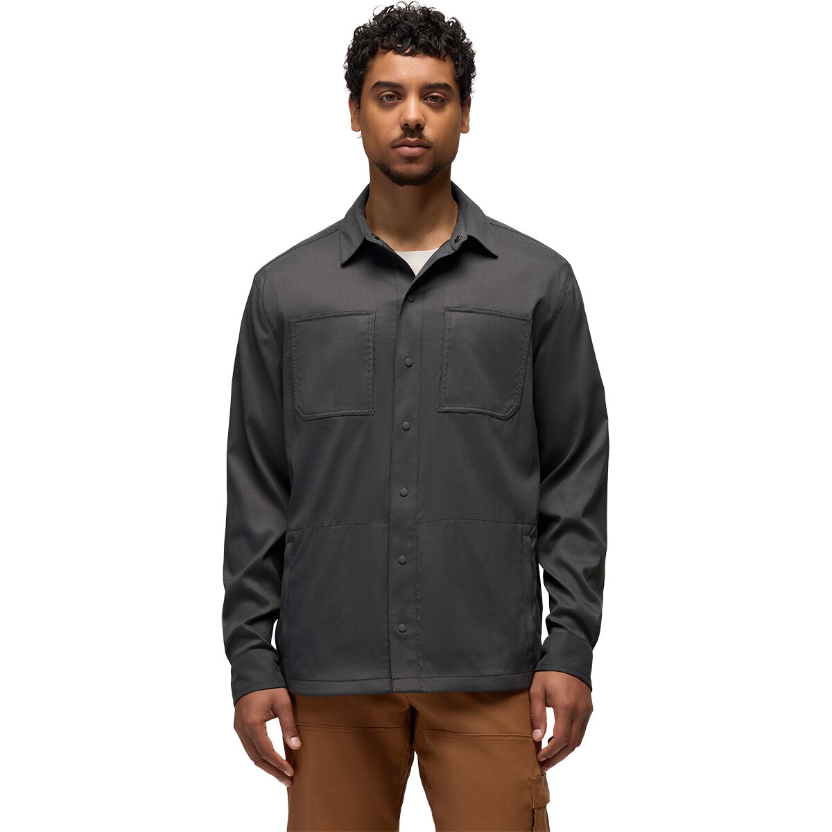 Image of prAna Stretch Zion Long-Sleeve Shirt - Men's Shadow, XL