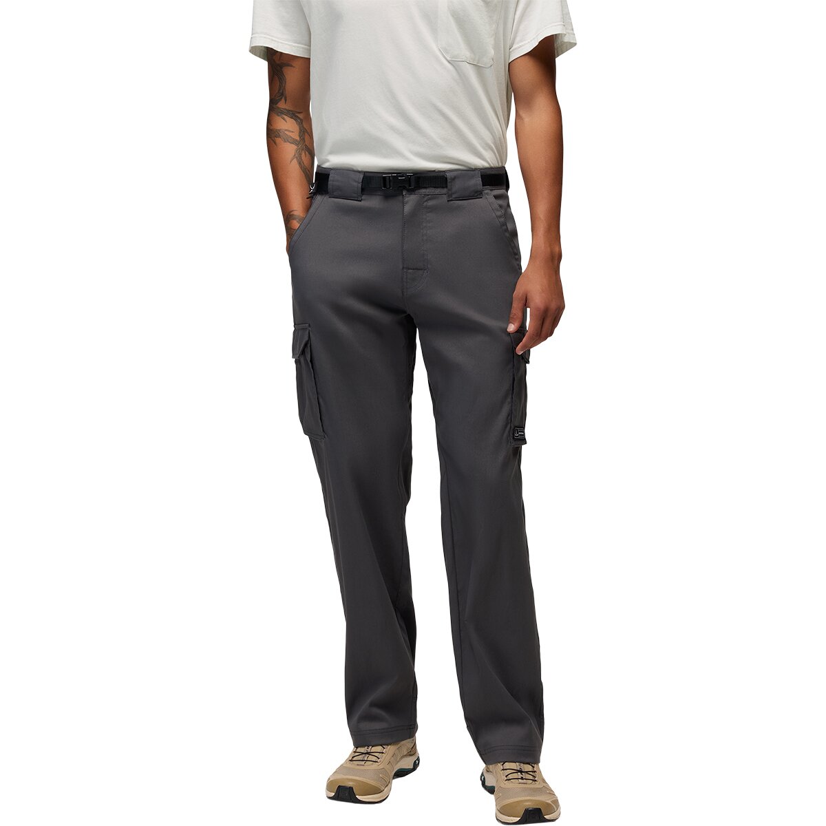 Image of prAna Stretch Zion Relaxed Cargo Pant - Men's Shadow, 31x32