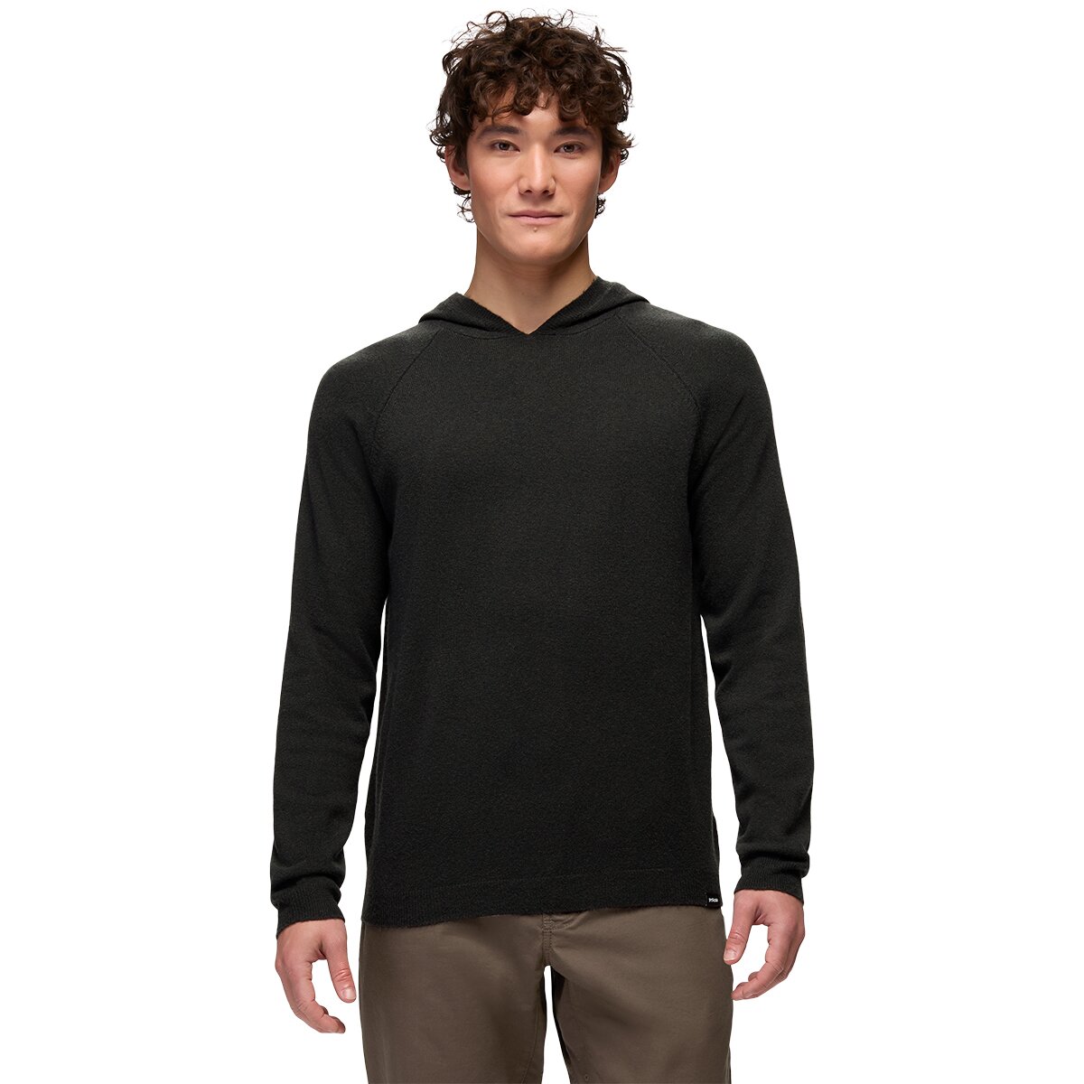 Image of prAna Three Falls Hooded Sweater - Men's Black, L