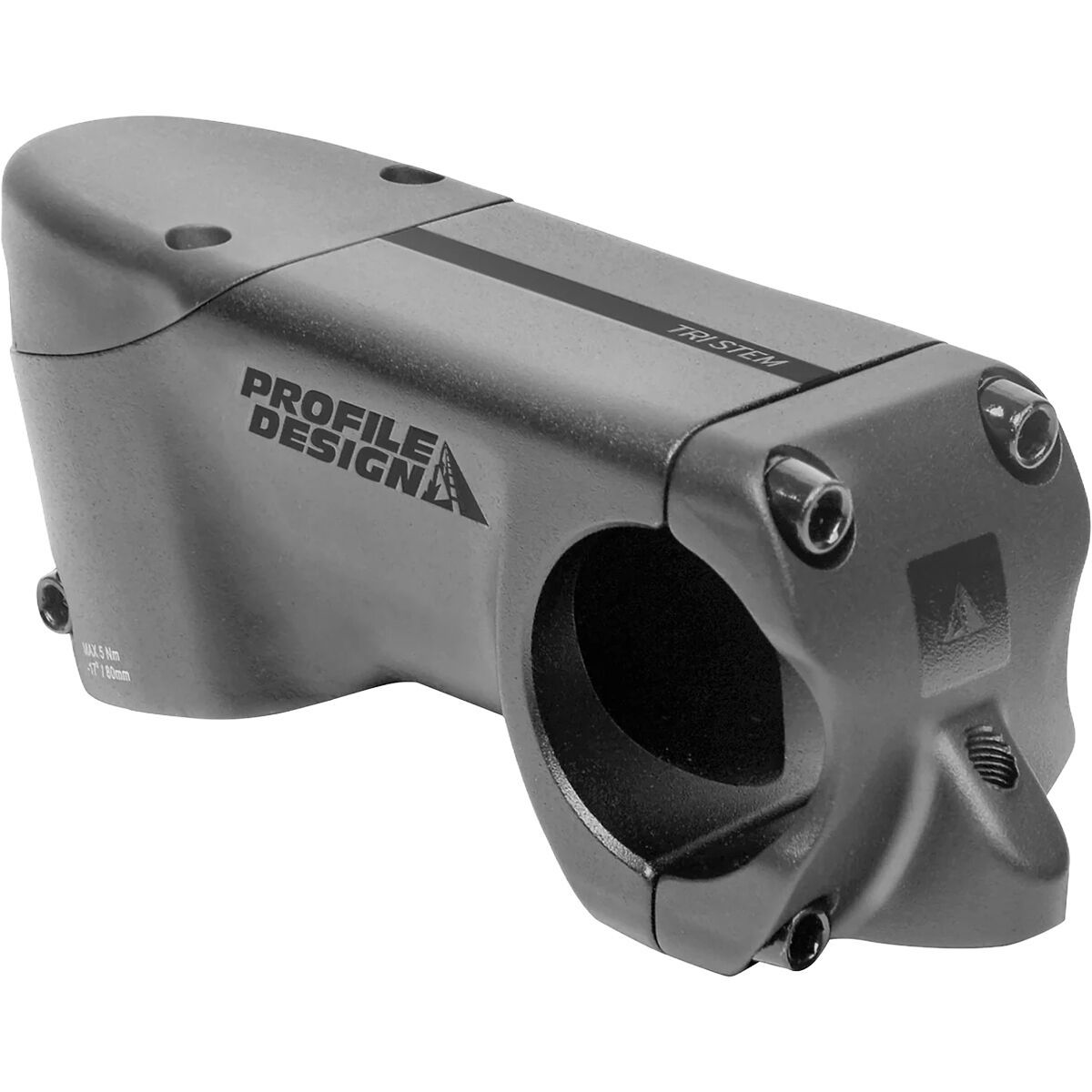 Image of Profile Design TRI Stem Black, 17.5dx80mm