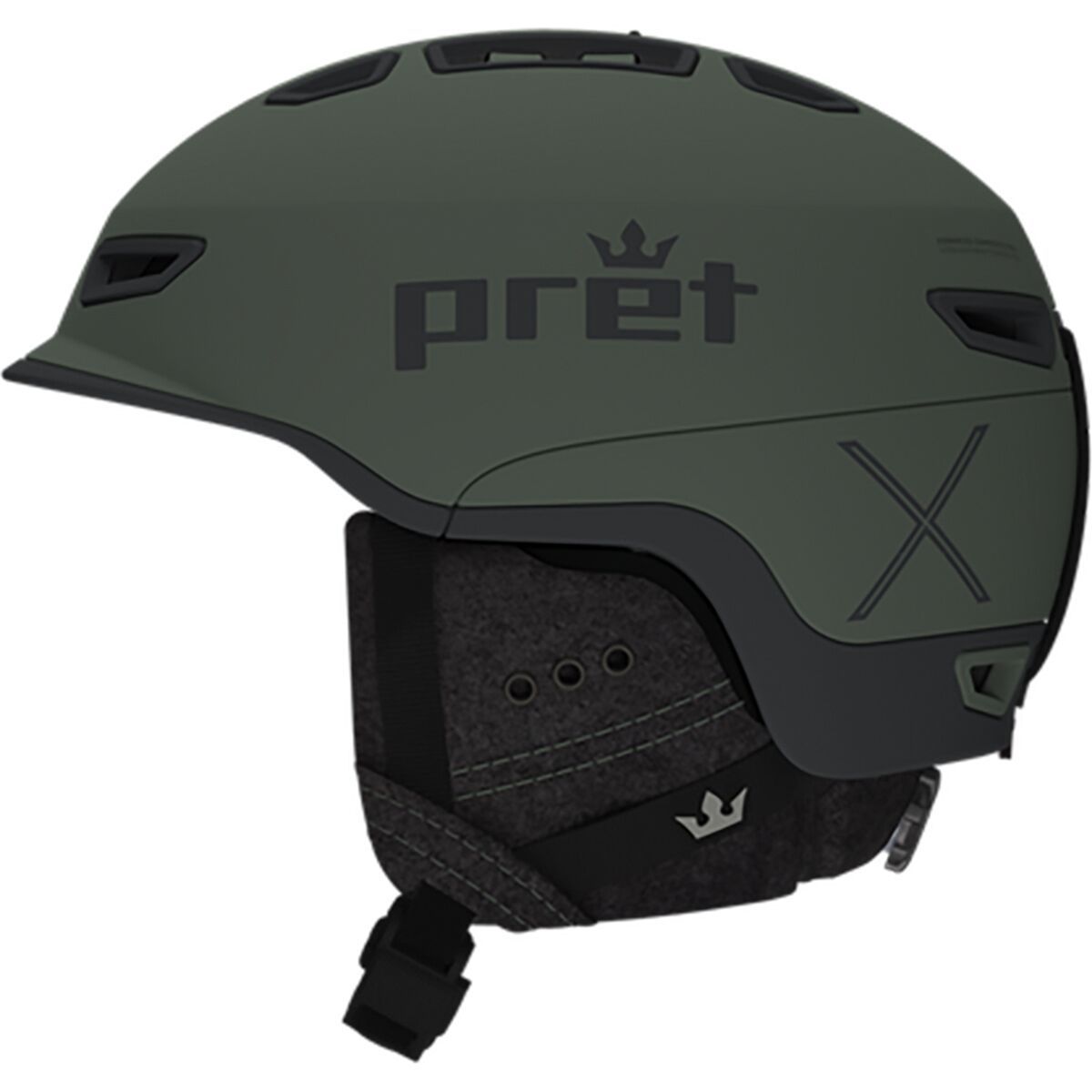 Pret Helmets Fury X Mips Helmet Green, S
