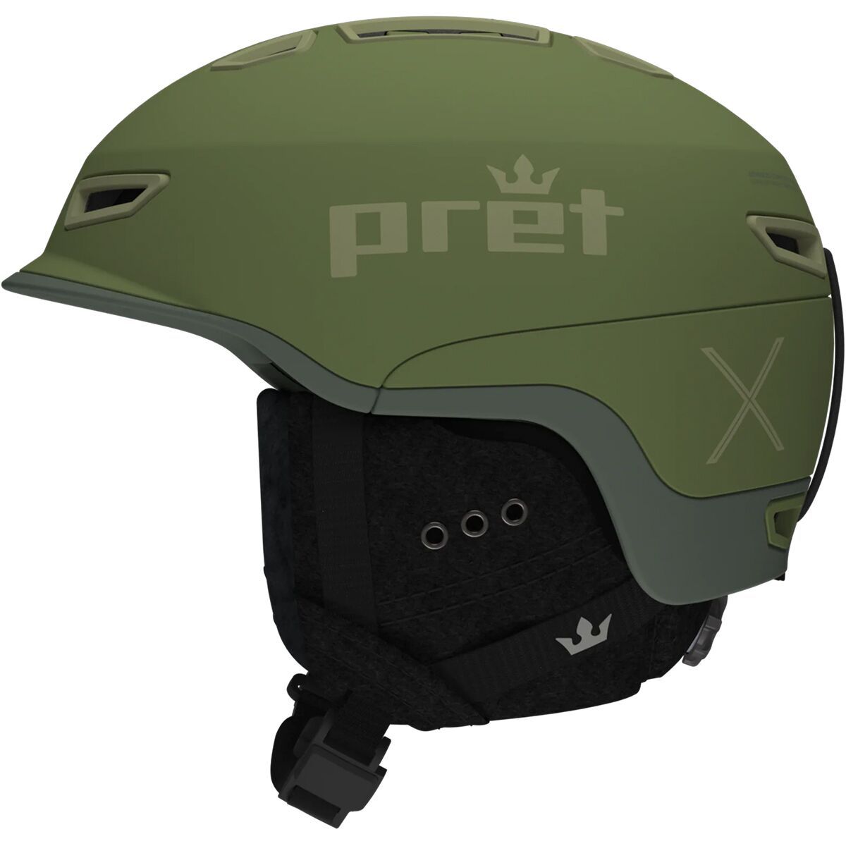 Image of Pret Helmets Fury X Helmet Green, S