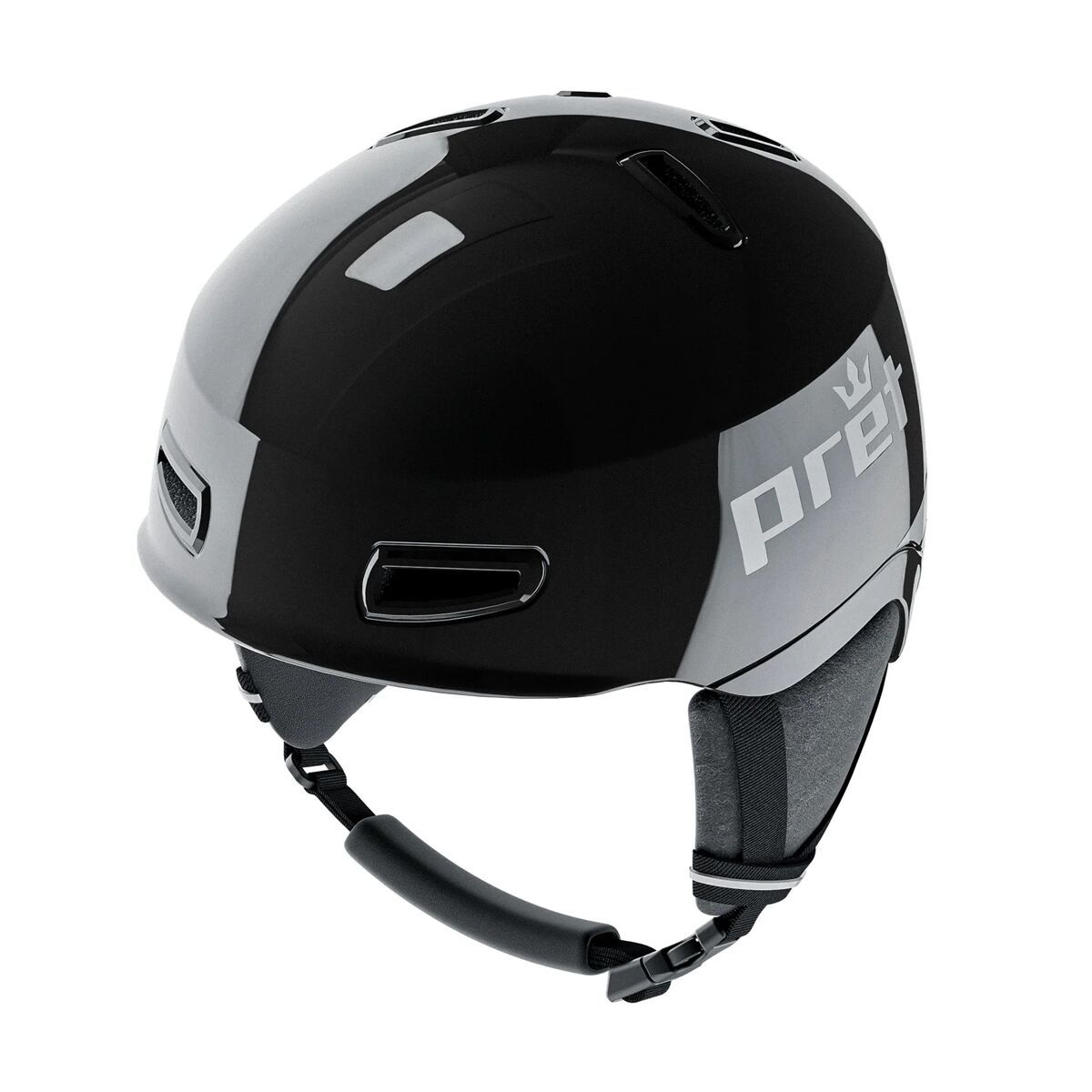 Image of Pret Helmets Moxie Helmet - Kids' Black Stripe, XS