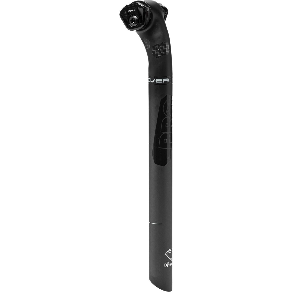 Image of PRO Discover v2 Seatpost Black, 27.2mm, 320mm, 20mm offset