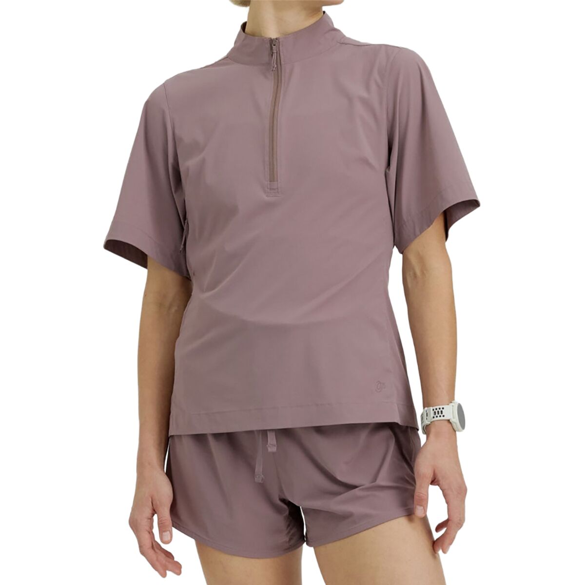 Image of Pruzan Aerostretch Zip Top - Women's Twilight Mauve, XS