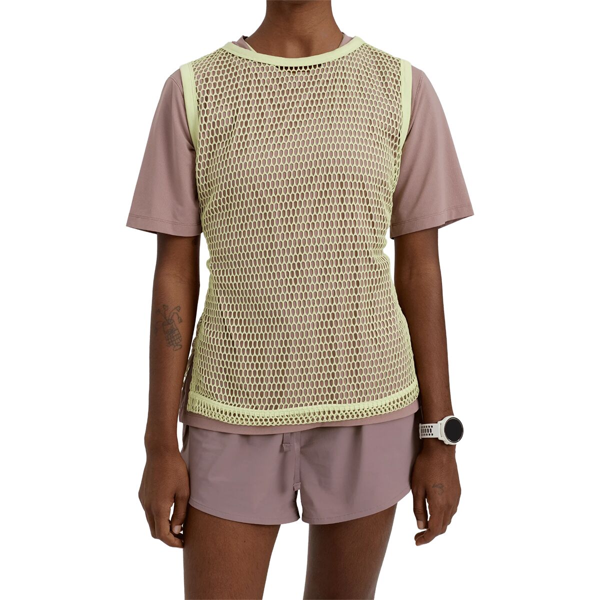 Image of Pruzan Mesh Singlet - Women's Citron, S